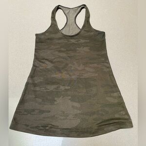 Lululemon Cool Racerback in Fatigue Green Camo size 6